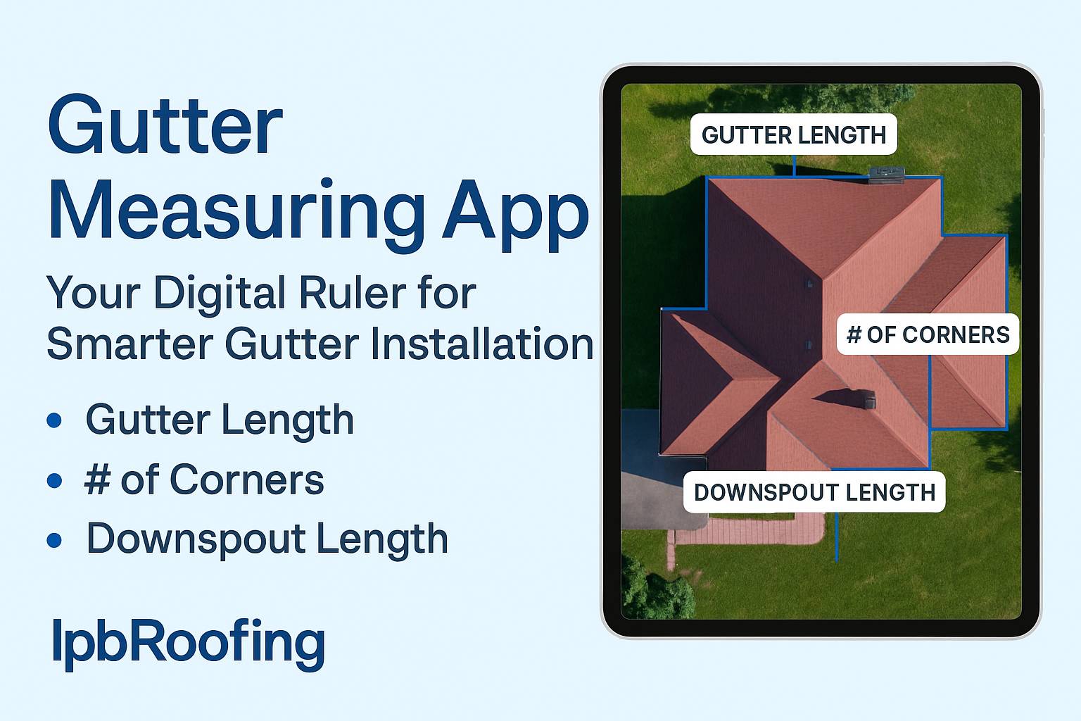 Gutter measuringt app